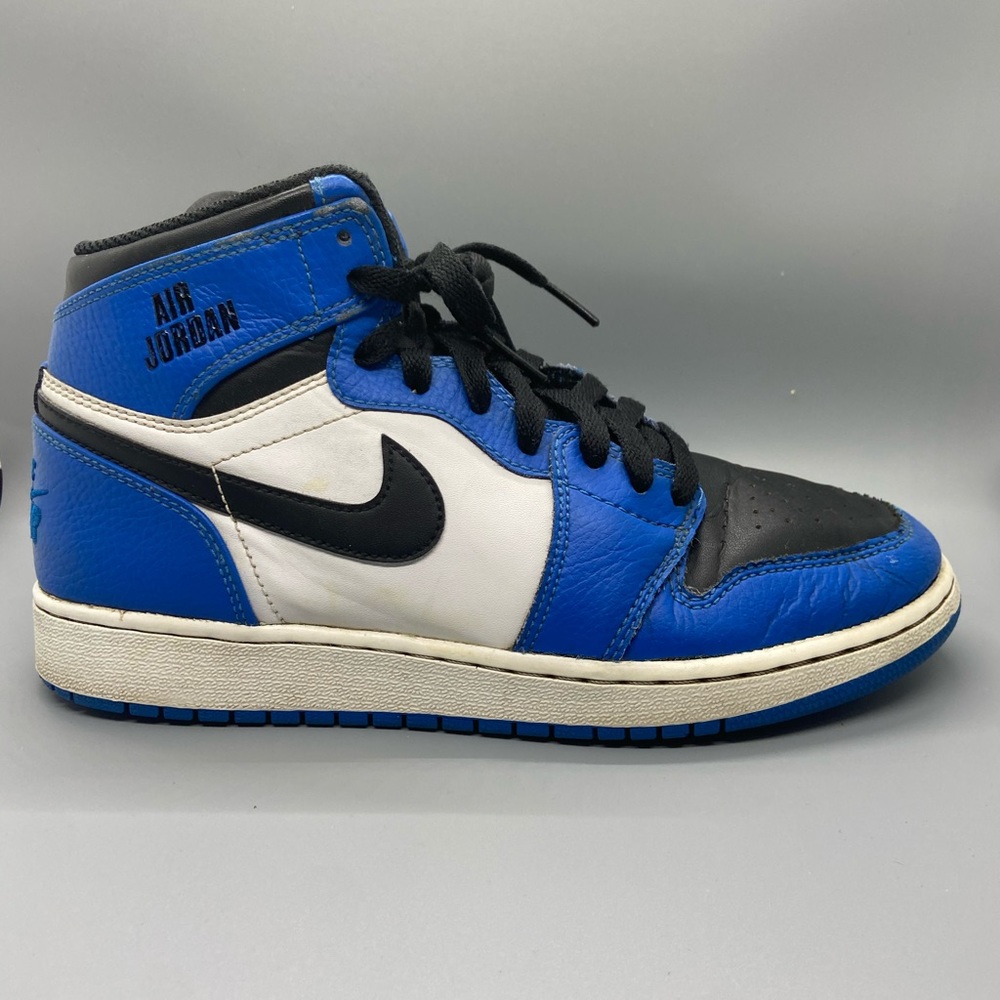 Jordan 1 high soar no box 6.5y or womens 7 blue white black